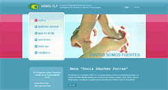 Desktop Screenshot of fundacionarmaitlp.com